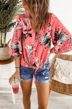 Load image into Gallery viewer, Wanxear Women's V-Neck Flare Seven-Minute Sleeve Short T-Shirt