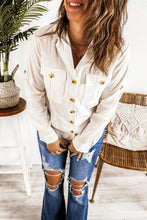 Load image into Gallery viewer, Wanxear Women's Point Collar Button-Up Shirts