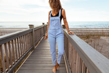 Load image into Gallery viewer, Wanxear Women's Tapered Legs High Waist Denim Overall