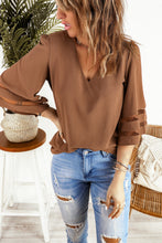 Load image into Gallery viewer, Wanxear Women's Casual V-Neck Short T-Shirt Cutout Detailing Loose Fit Tops