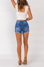 Load image into Gallery viewer, Wanxear Women's Mega Stretch High waist Jean Shorts